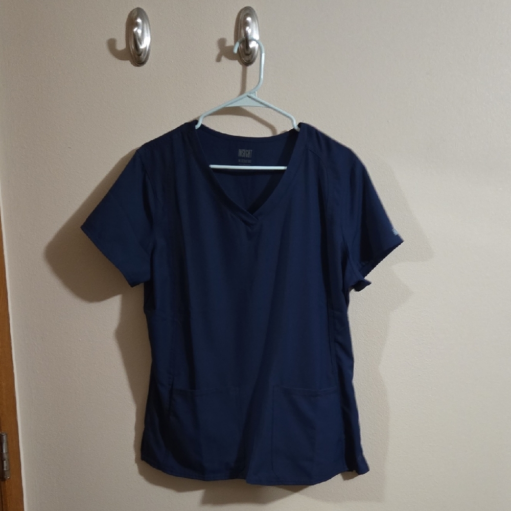 Med Couture Deep Blue Short Sleeve Top & Pants